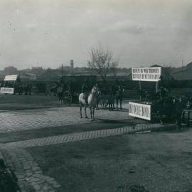 Second Peace Loan Campaign in Vic. - War Trophies procession which visited Melbourne suburbs