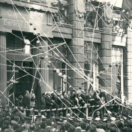 Diggers' Loan Campaign activities - Opening day in Martin Place - 8 August 1921 (copy c)