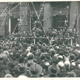 Diggers' Loan Campaign activities - Opening day in Martin Place - 8 August 1921 (copy g)
