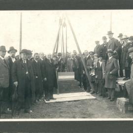 War Service Homes Scheme, Victoria - Laying of the foundation stone of the first War Service Home in Victoria - 25 July 1919 (copy a)