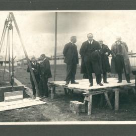 War Service Homes Scheme, Victoria - Laying of the foundation stone of the first War Service Home in Victoria - 25 July 1919 (copy b)
