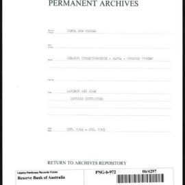 Papua New Guinea - Savings and Loan - Savloan Newsletter