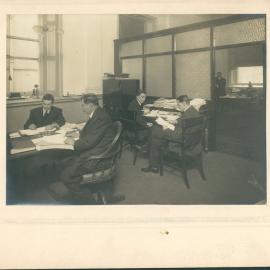 Commonwealth Bank - 400 Collins Street Melbourne - Australian Alliance Building - Interior - General Office - 22 July 1912 (plate 28)