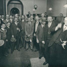 Commonwealth Bank - Branches - Melbourne - 405 Collins St - Opening of General Banking Department - 20 January 1913 (plate 32)