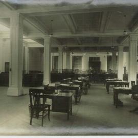 Commonwealth Bank - Branches - Townsville - Interior upon completion - 1924 (plate 76)