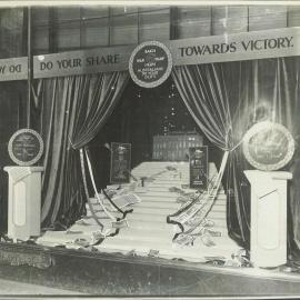 War Savings Week 8-13 October, 1917 - Window dressing competition: David Jones (plate 123)