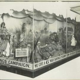 War Savings Week 8-13 October, 1917 - Window dressing competition: Sweet Bros. (plate 132)