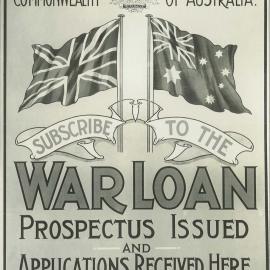 Commonwealth Bank - Sixth War Loan posters - Advertising - 'Subscribe to the War Loan...' (plate 142)