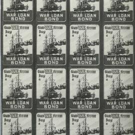 Sixth War Loan posters stamps - 'Guard your future...' (plate 152)