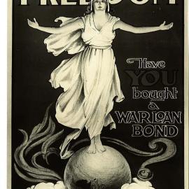 Commonwealth Bank - Advertising posters & other printed material - Sixth War Loan posters - 'For Freedom have you bought a War Loan Bond' - c.1915-1918 (plate 153)