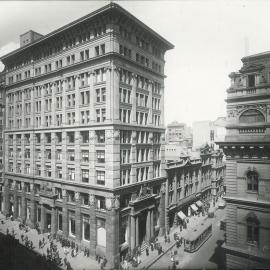 Commonwealth Bank - Head Office cnr Pitt Street & Martin Place - Exterior - March 1920 (plate 192)