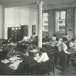 Interior new War Loan offices, April-May, 1920: First floor office (plate 200)