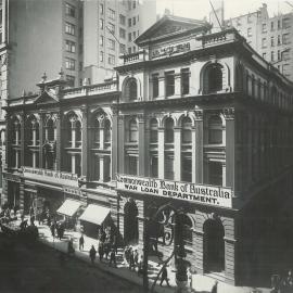 Commonwealth Bank - Exterior new War Loan and Savings Bank Department premises - May 1920 (plate 201)