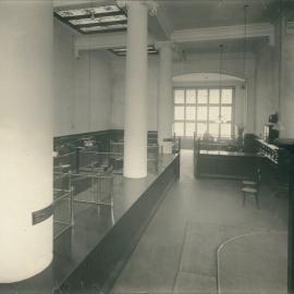 Commonwealth Bank - Stanway House, King Street, Sydney - Interior -  Banking Chamber - 20 January 1913 (plate 203)