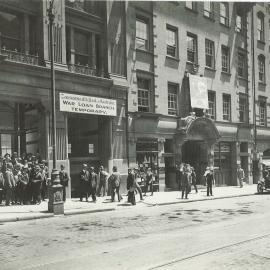 Commonwealth Bank - War Loan Department premises 1916: Temporary Office, Dalton's building, 115 Pitt Street (plate 214)