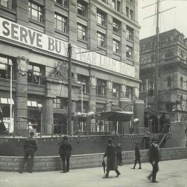 Seventh War Loan Campaign Activities in Sydney - Destroyer in Moore Street - 17 September 1918 (plate 250)