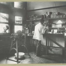 Second Peace Loan Campaign in NSW - Ex-Servicemen assisted in various trades by Repatriation: optician (plate 264)