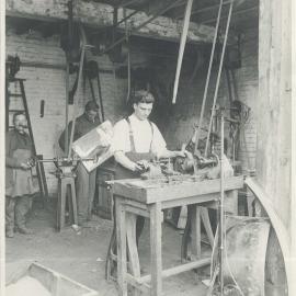 Second Peace Loan Campaign in NSW - Ex-Servicemen assisted in various trades by Repatriation: metal work factory (plate 266)