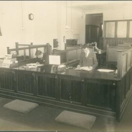 Commonwealth Bank - Branches - Wangaratta - Interior - c.1920's (plate 273)
