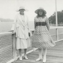 Commonwealth Bank - Staff - Misses Lily and Marjory Miller at Bank Carnival, Clifton Gardens - 28 February 1920 (plate 301)