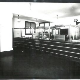 Commonwealth Bank - Branches - Waverley (formerly Charing Cross) - Interior - c.1925 (plate 314)