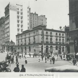 Commonwealth Bank - Head Office cnr Pitt Street & Martin Place - Site prior to demolition - c.1913 (plate 319)