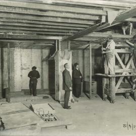 Commonwealth Bank - Head Office - Cnr Pitt Street & Martin Place - Construction - 22 April 1915 (plate 324)