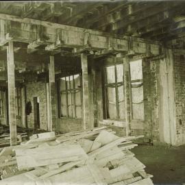 Commonwealth Bank - Head Office cnr Pitt Street & Martin Place - Construction - 8th floor - 8 May 1915 (plate 327)
