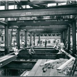 Government Savings Bank of NSW - Head Office 48-50 Martin Place - Construction - Interior - 10 December 1915 (plate 329)