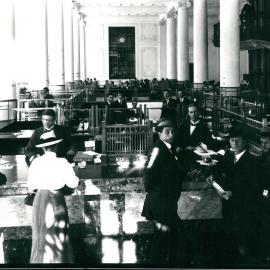 Commonwealth Bank - Head Office Banking Chamber - 6 September 1916 (plate 351)