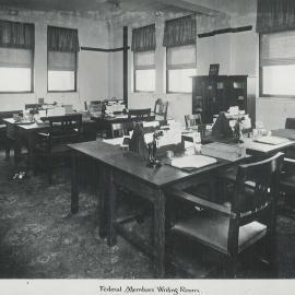 Head Office - Federal Member's Writing Room - 24 March 1917 (plate 371)