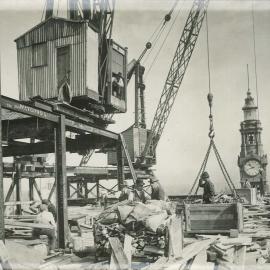 Commonwealth Bank - Head Office - Cnr Pitt Street & Martin Place - Roof - Construction - 8 May 1915 (plate 396)