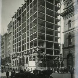Head Office - Construction of new premises (view from Martin Place) - 18 June 1915 (plate 409)