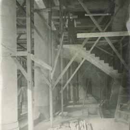 Commonwealth Bank - Head Office cnr Pitt Street & Martin Place - Construction - 7 September 1915 (plate 416)