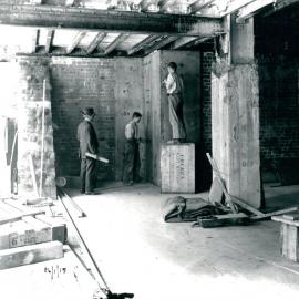 Government Savings Bank of NSW - Head Office 48-50 Martin Place - Construction - Interior - 24 January 1915 (plate 419)