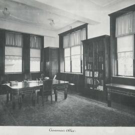 Head Office - Interior upon completion: Governor's Office - 13 November 1916 (plate 425)