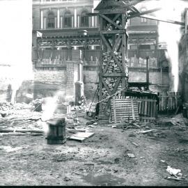 Government Savings Bank of NSW - Head Office 48-50 Martin Place - Construction - Exterior - May 1914 (plate 431)