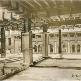 Commonwealth Bank - Head Office cnr Pitt Street & Martin Place - Third floor construction - 11 January 1915 (plate 434)