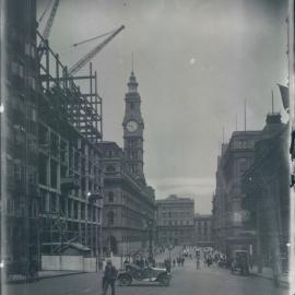Commonwealth Bank - Head Office cnr Pitt Street and Martin Place - Construction - January 1915 (Plate 437)