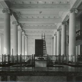 Commonwealth Bank - Head Office cnr Pitt Street & Martin Place - Construction - Banking Chamber - 15 June 1916 (plate 439)