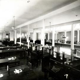 Commonwealth Bank - Branches - Adelaide - Interior of banking chamber - September 1926 (plate 445)