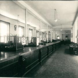 Commonwealth Bank - Branches - Adelaide - Interior of Banking chamber (plate 447)