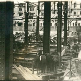 Government Savings Bank of N.S.W. - Head Office - 48-50 Martin Place - Construction - Exterior - 29 May 1925 (plate 457)