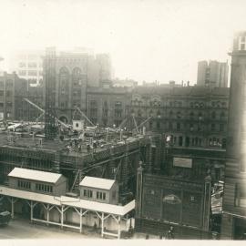 Government Savings Bank of N.S.W. - Head Office 48-50 Martin Place - Construction - Exterior - 24 June 1925 (plate 471)
