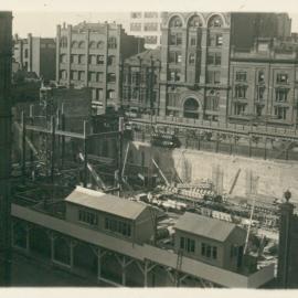 Government Savings Bank of N.S.W. - Head Office - 48-50 Martin Place - Construction - Exterior - May 1925 (plate 473)