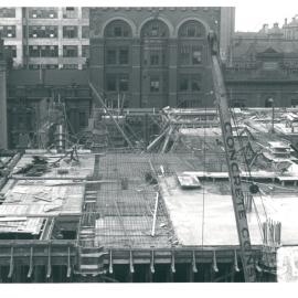 Government Savings Bank of NSW - Head Office 48-50 Martin Place - Construction - Exterior - c.1924-1927 (plate 481)
