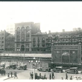 Government Savings Bank of N.S.W. - Head Office - 48-50 Martin Place - Construction - view from G.S.B. building - December 1924 (plate 487)