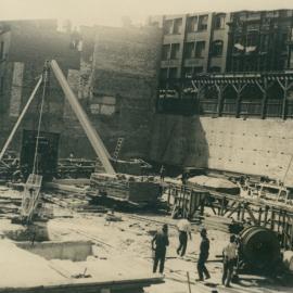 Government Savings Bank of N.S.W. - Head Office - 48-50 Martin Place - Construction - Exterior - 6 April 1925 (plate 491)