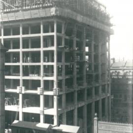 Government Savings Bank of N.S.W. - Head Office 48-50 Martin Place - Construction - Exterior - c.1926 (plate 494)