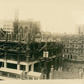Government Savings Bank of N.S.W. - Head office 48-50 Martin Place - Construction - Exterior - 1925 (plate 495)